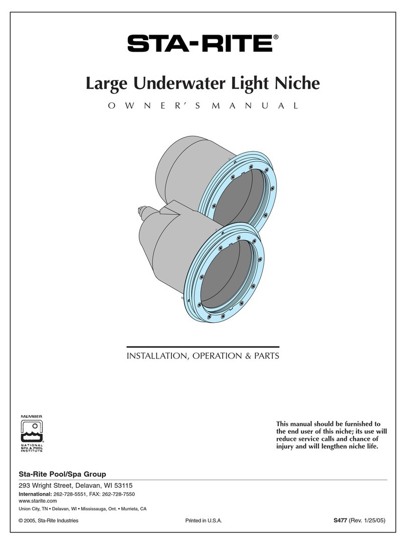 STA-RITE S477 User manual