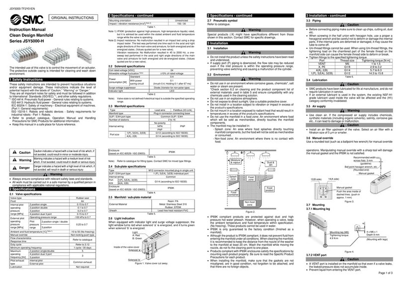SMC Networks JSY5000-H Series User manual SMC Networks JSY5000-H Series User manual