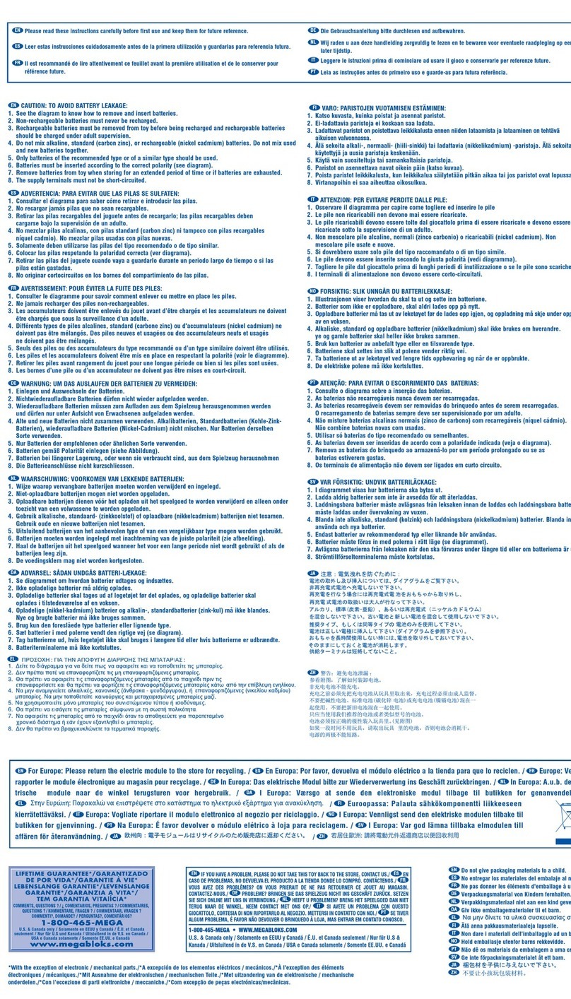 Mega Bloks 1151 User manual