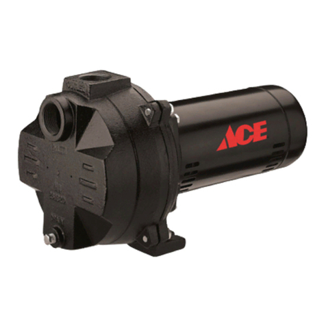 Ace ESP-75A 3/4 HP installation manual