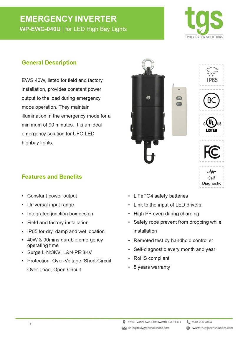 TGS WP-EWG-040U manual