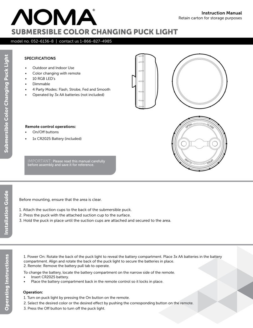 NOMA 052-6136-8 instruction manual