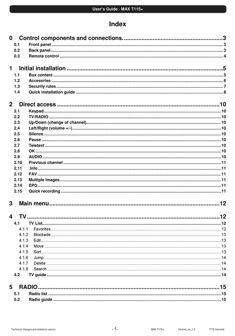 FTE Maximal MAX T115+ user guide