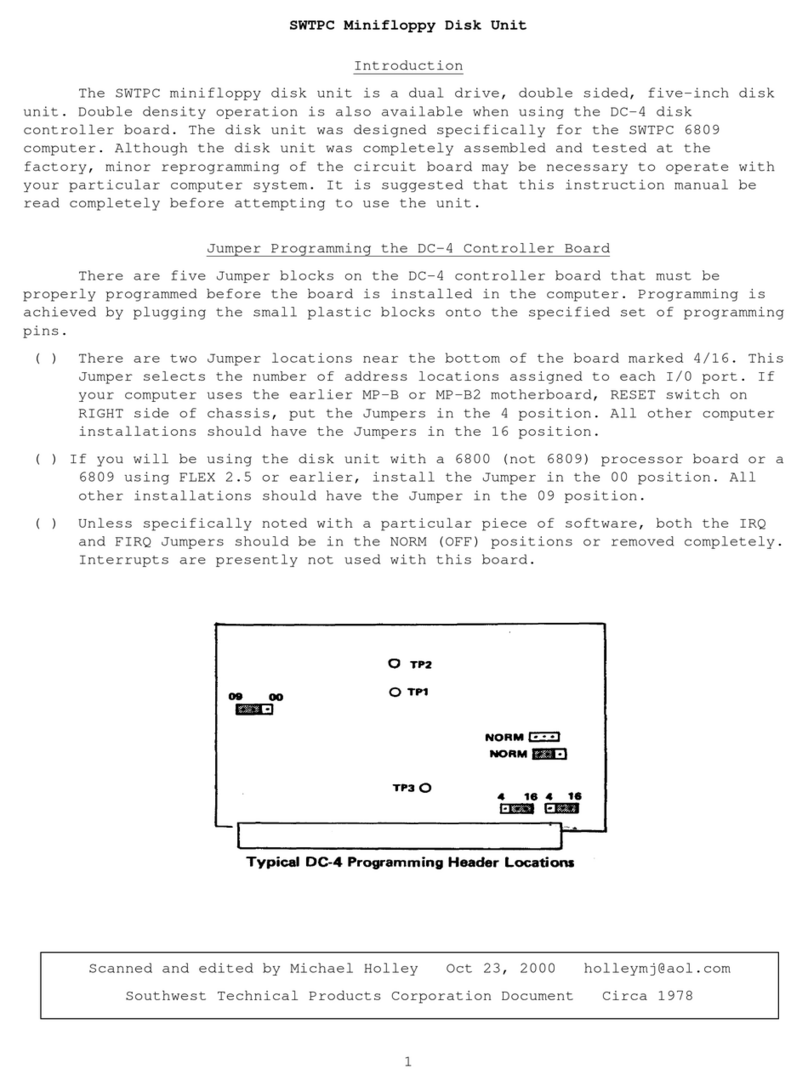 SWTPC DC-4 User manual