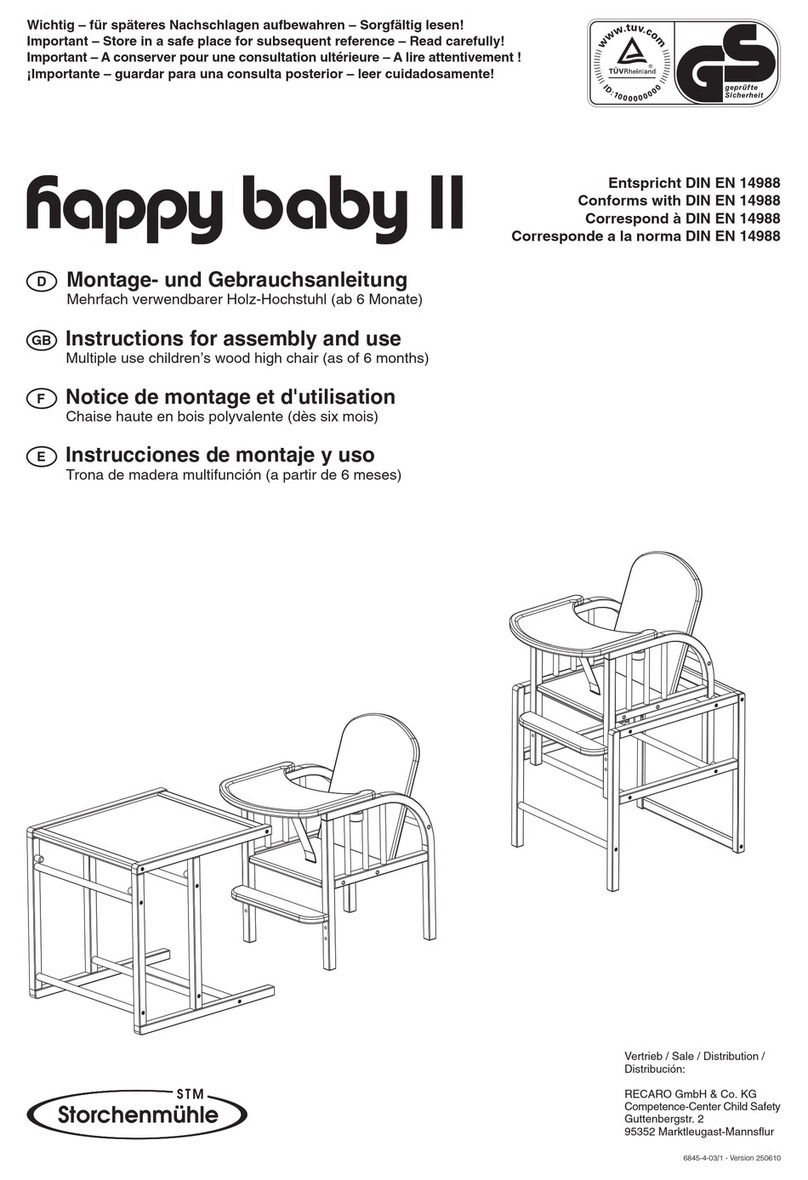 storchenmuhle happy baby II Instructions for assembly and use storchenmuhle happy baby II Instructions for assembly and use