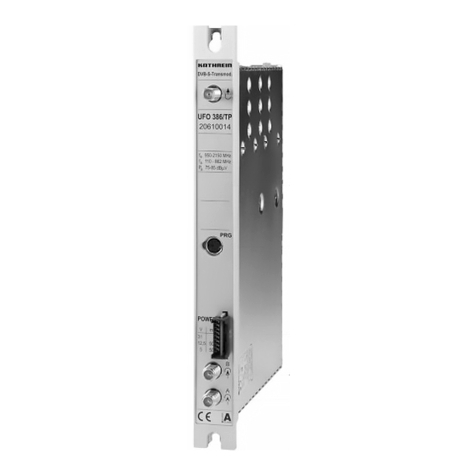 Kathrein UFO compact 386/TP User manual