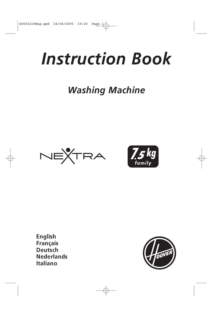 Hoover Nextra HNF6137 User manual