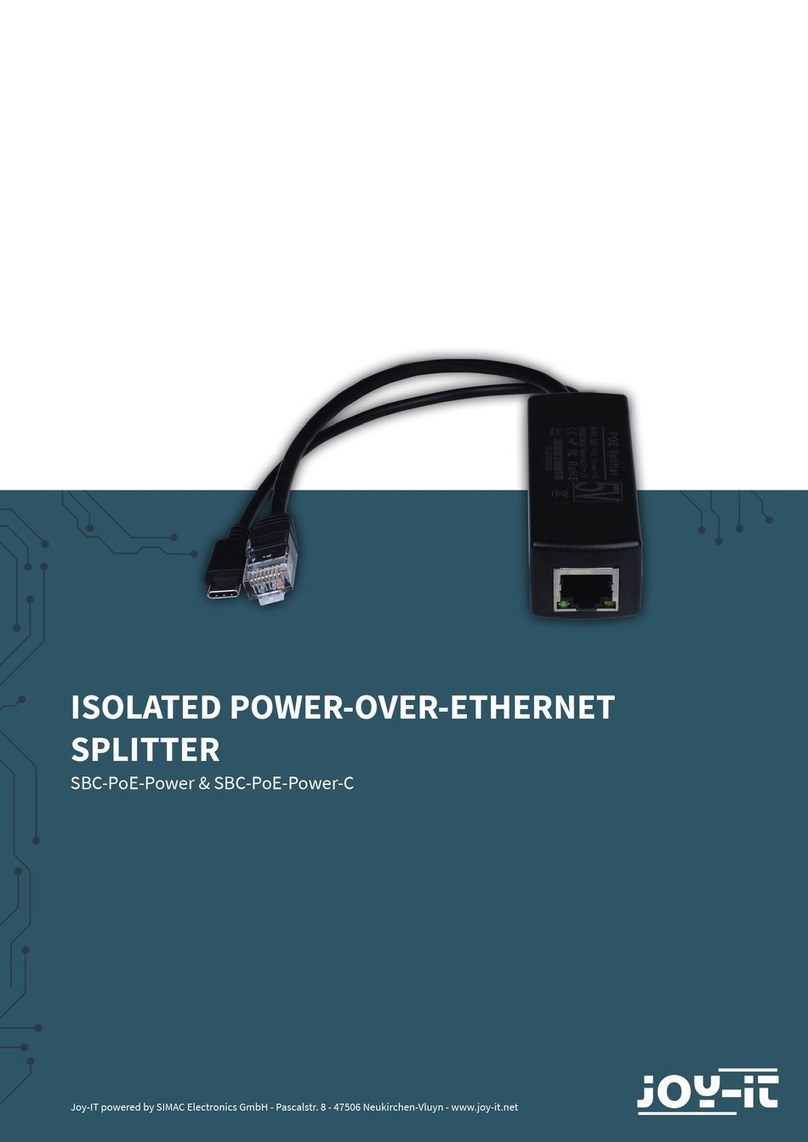 Joy-it SBC-PoE-Power quick start guide