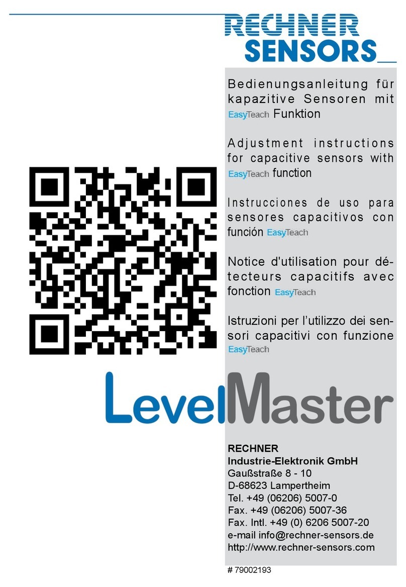 Rechner Sensors LevelMaster Adjusting instructions