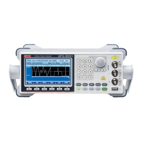 RS PRO AFG-31000 Series instruction manual