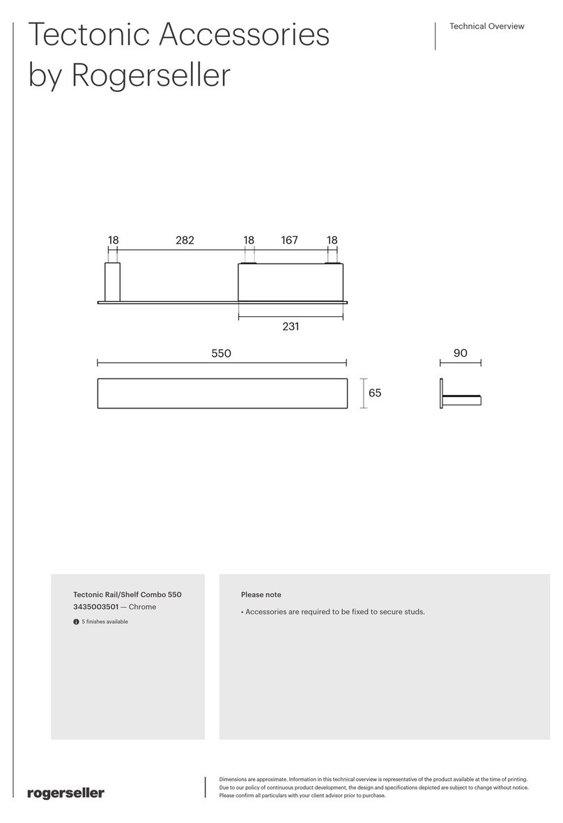 ROGERSELLER Tectonic 3435003501 Maintenance manual ROGERSELLER Tectonic 3435003501 Maintenance manual