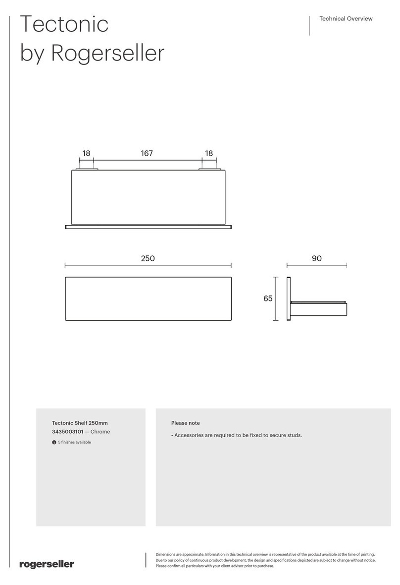 ROGERSELLER Tectonic 3435003101 Maintenance manual ROGERSELLER Tectonic 3435003101 Maintenance manual