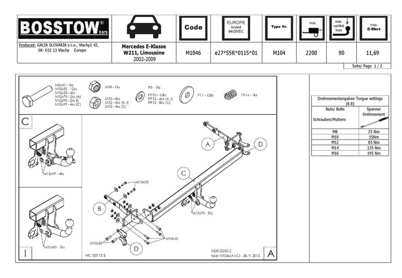 BOSSTOW M1046 quick start guide