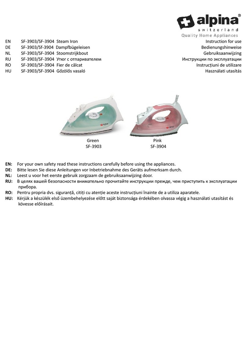 Alpina SF-3903 User manual