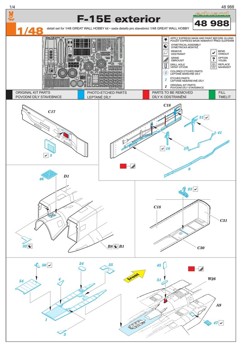 Eduard F-15E exterior User manual Eduard F-15E exterior User manual