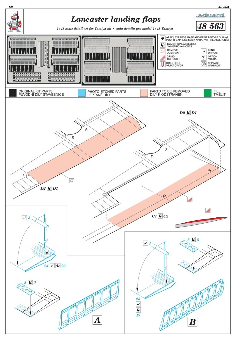Eduard Lancaster landing flaps User manual