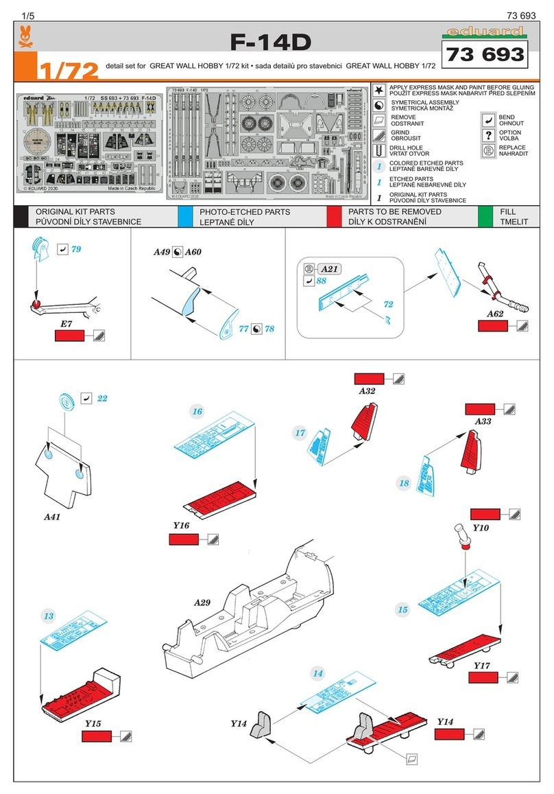 Eduard F-14D User manual Eduard F-14D User manual