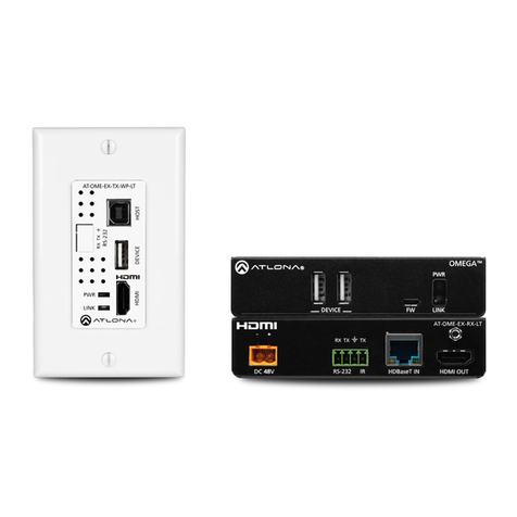 Panduit Atlona Omega AT-OME-EX-WP-KIT-LT User manual