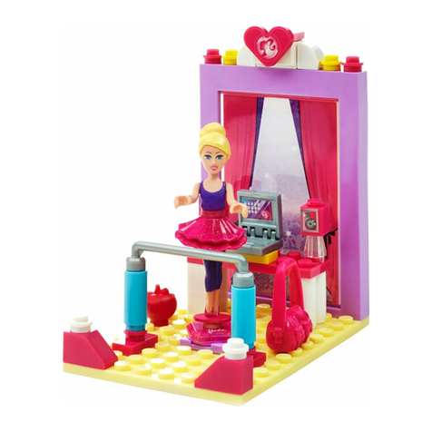 Mega Bloks Barbie Ballerina User manual