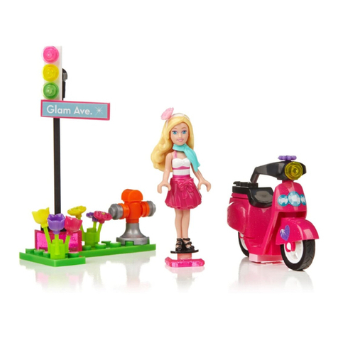 Mega Bloks Barbie Build'n Play Scooter manual