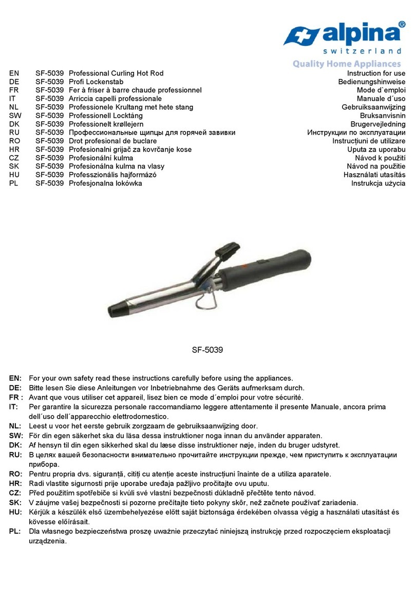 Alpina SF-5039 Instructions for use Alpina SF-5039 Instructions for use