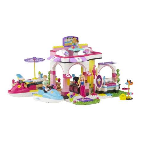 Mega Bloks Barbie Build'n Play Fab Marina User manual