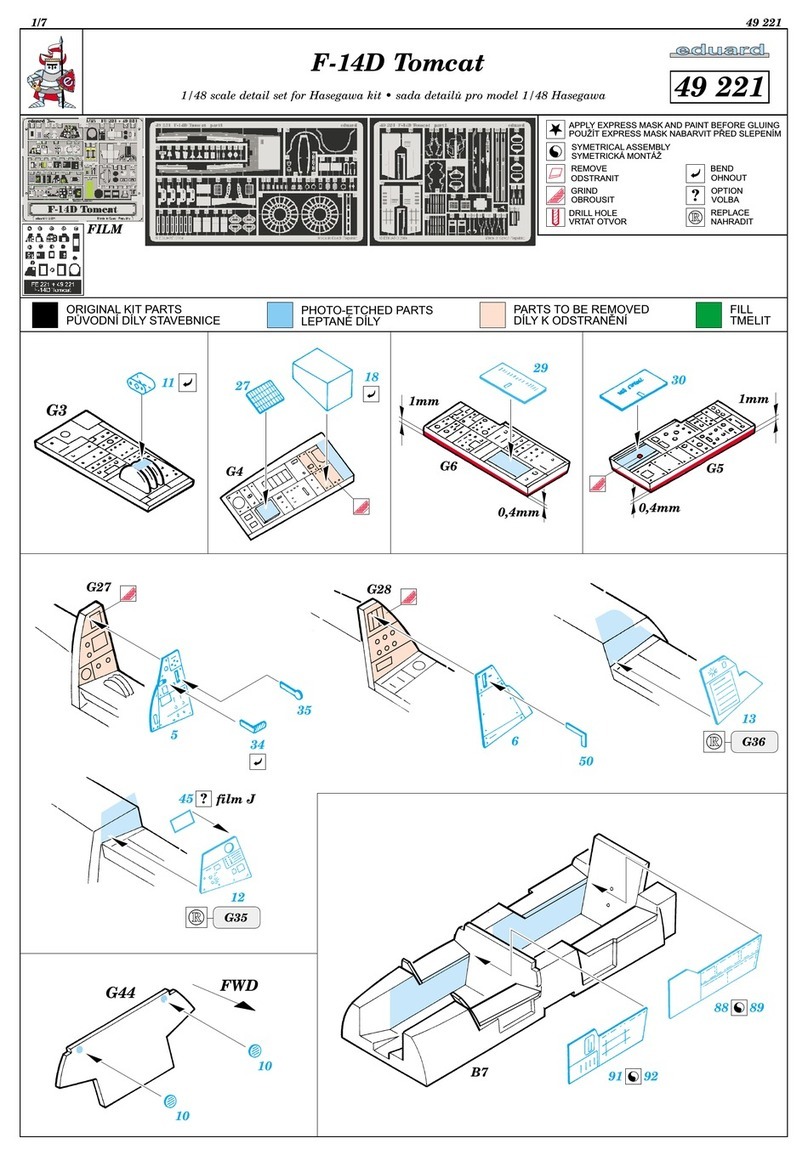 Eduard F-14D Tomcat quick start guide Eduard F-14D Tomcat quick start guide