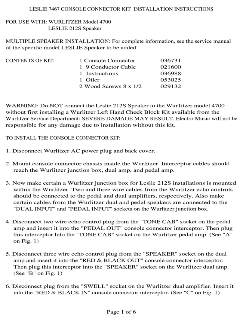 Leslie 7467 installation instructions