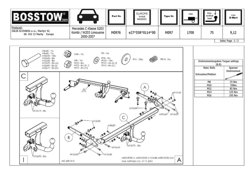 BOSSTOW M0976 quick start guide