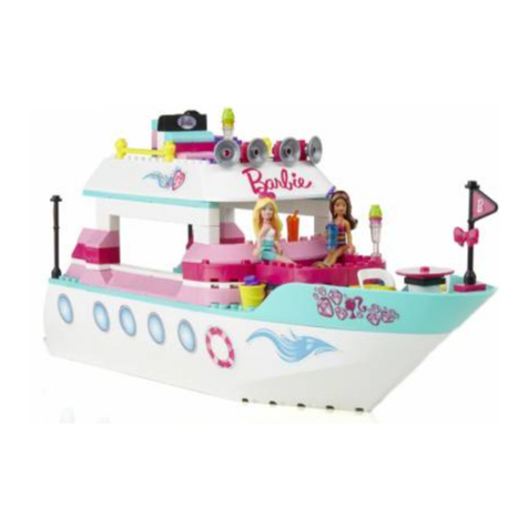 Mega Bloks Barbie Build'n Play Luxury Yacht manual