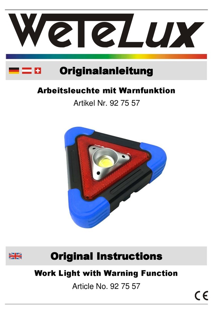 Wetelux 92 75 57 User manual