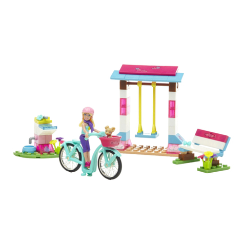 Mega Bloks Barbie Build'n Play Fab Park User manual