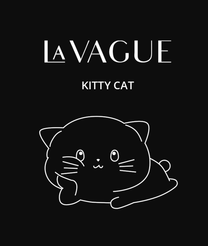 VEHNS GROUP LA VAGUE KITTY CAT instruction manual