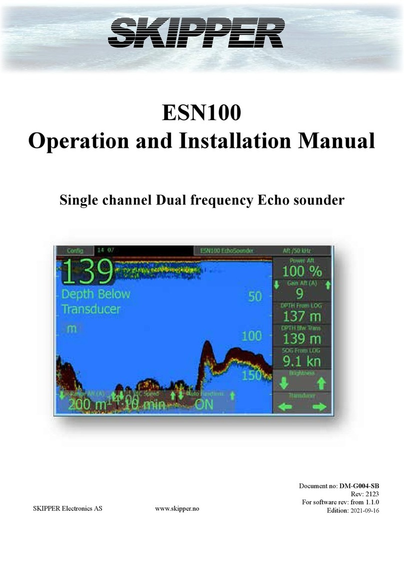 Skipper ESN100 Operation and installation manual