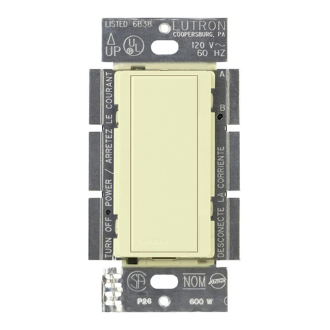 Lutron Electronics MAESTRO MRF2-8S-DV quick start guide