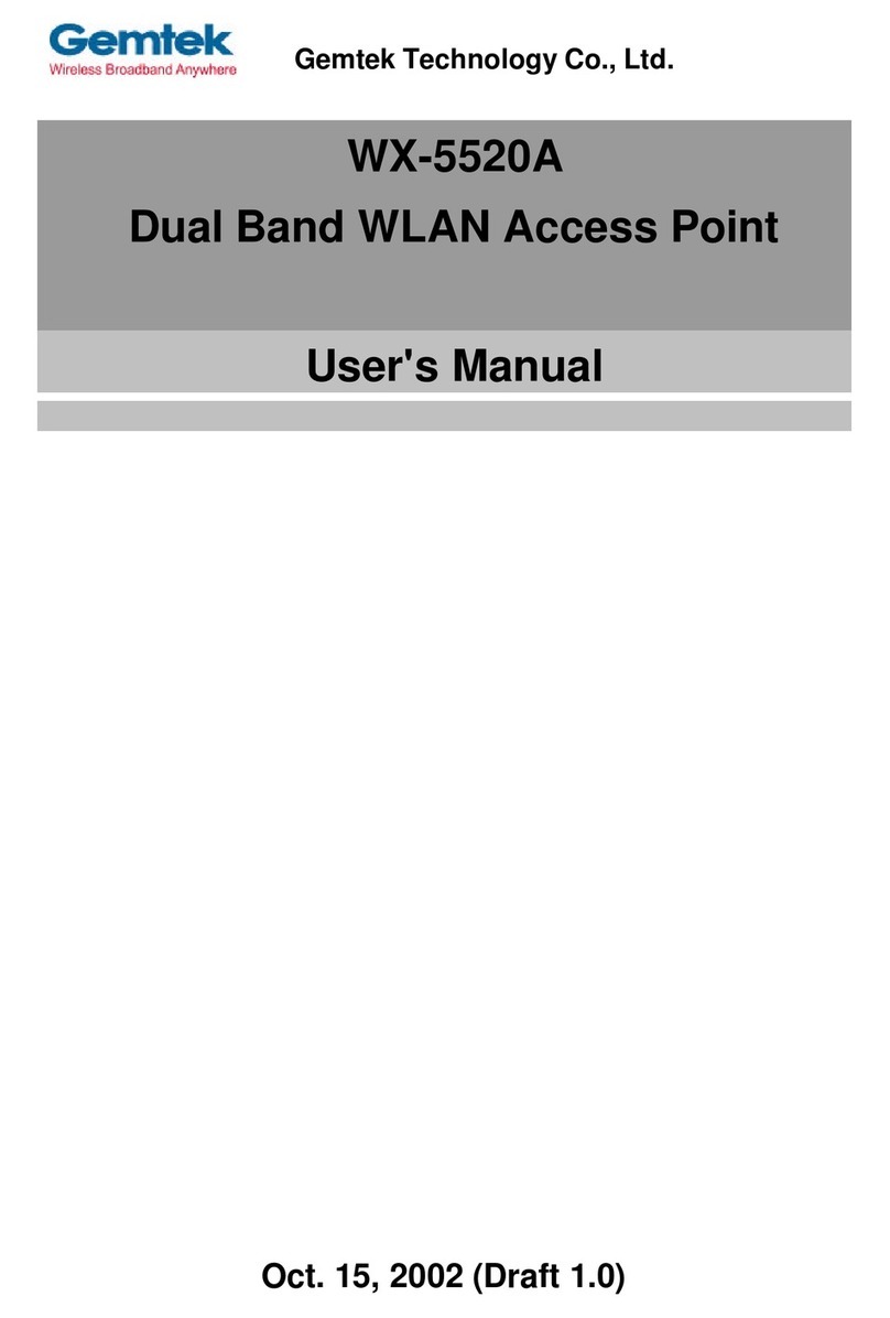 Gemtek WX-5520A User manual