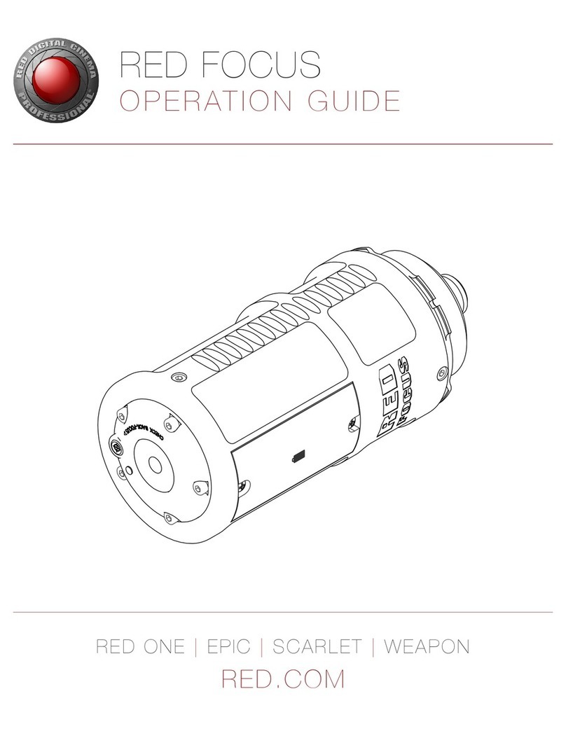 Red Digital Cinema PROFESSIONAL RED FOCUS Operation guide
