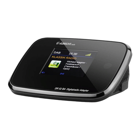 Albrecht Audio DR 52 BA manual