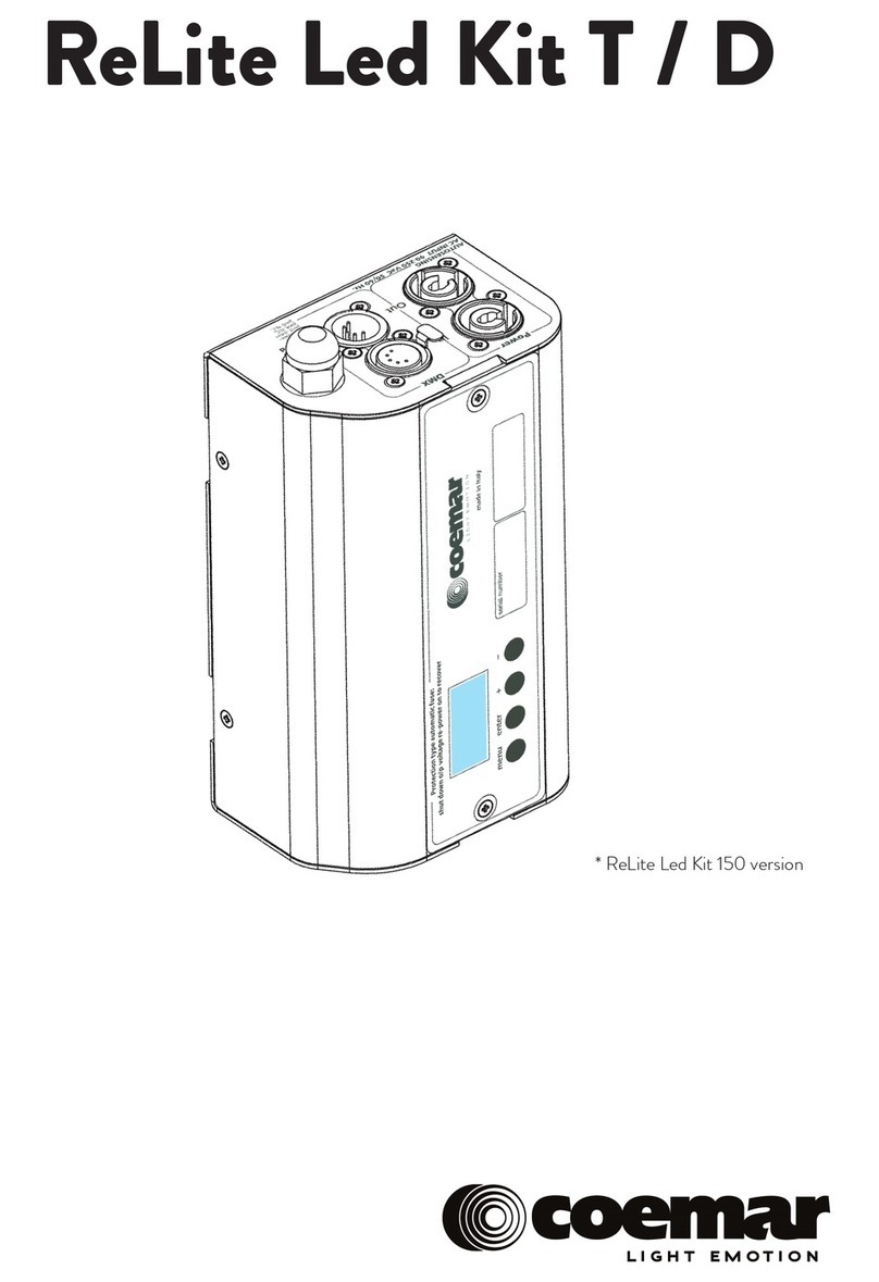 Coemar ReLite Led Kit T / D User manual