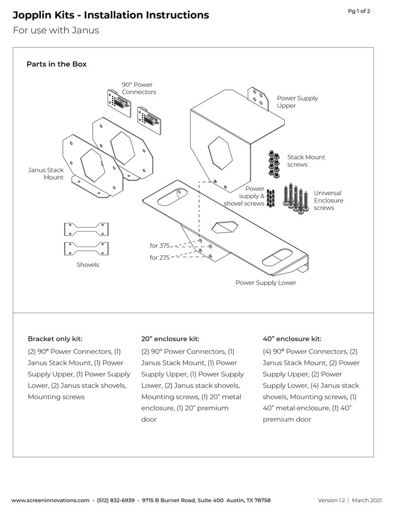 Screen Innovations Jopplin installation instructions