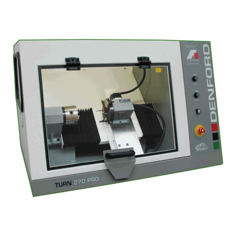 Denford TURN 270 PRO User manual
