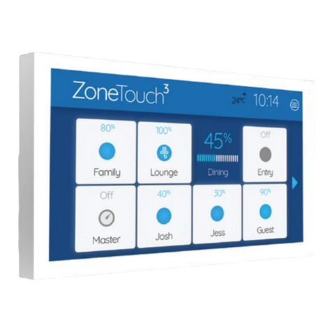 AirTouch ZoneTouch3 User manual