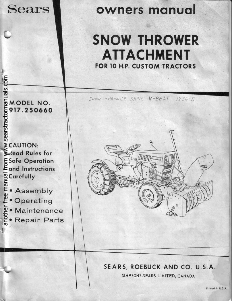 Sears 917.250660 owner's manual