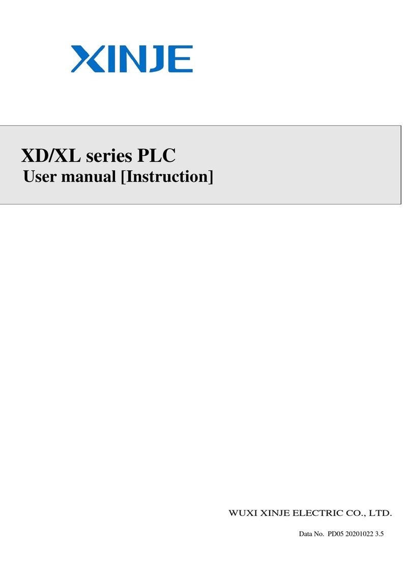 Xinje XD Series User manual