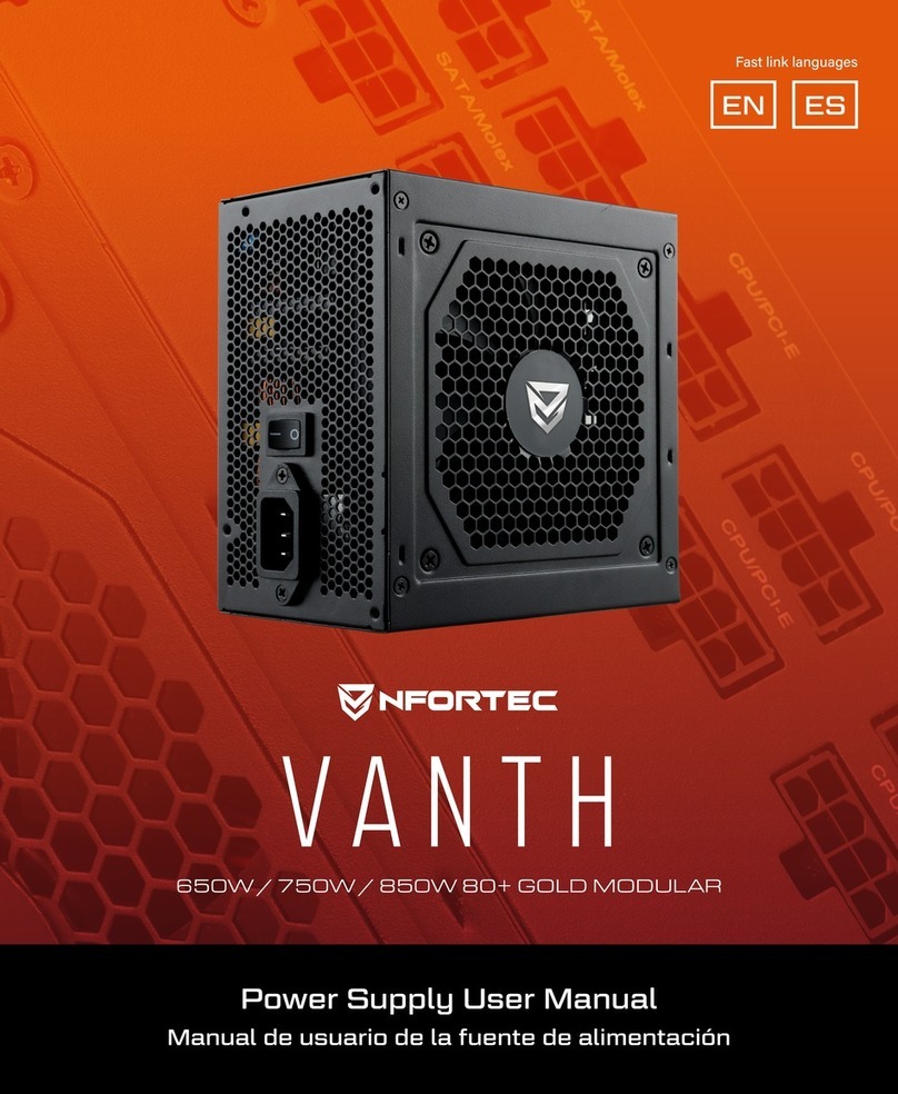 nfortec VANTH 650W quick start guide