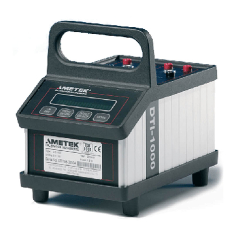 Ametek DTI 1000 User manual