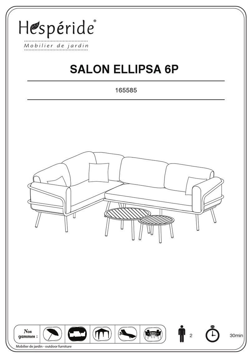Hesperide ELLIPSA 165585 User manual