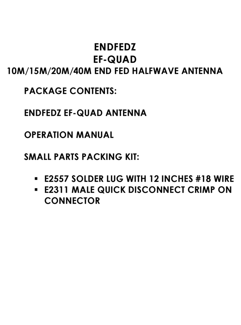 VIBROPLEX ENDFEDZ EF-QUAD Operation manual
