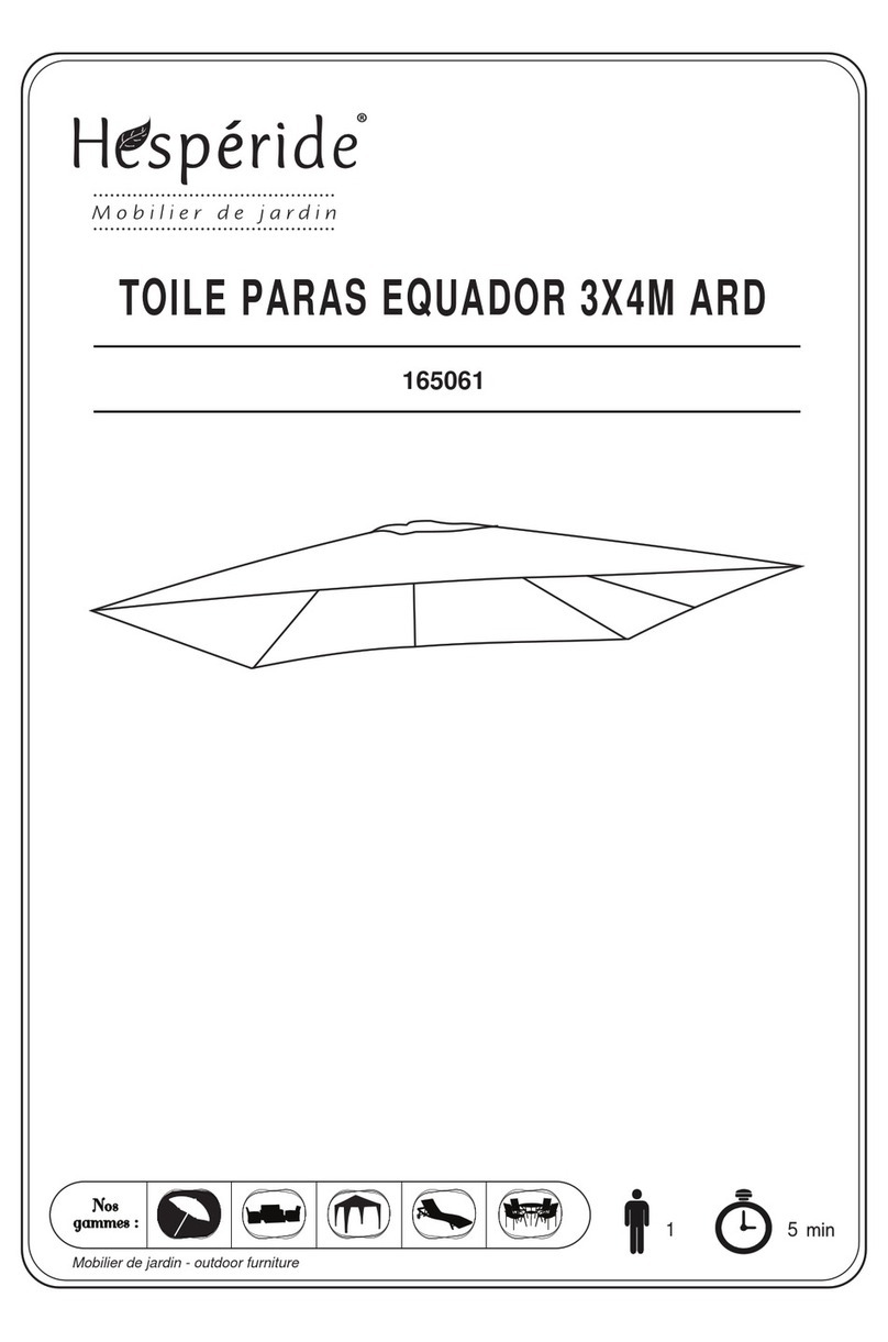Hesperide Equador 165061 manual