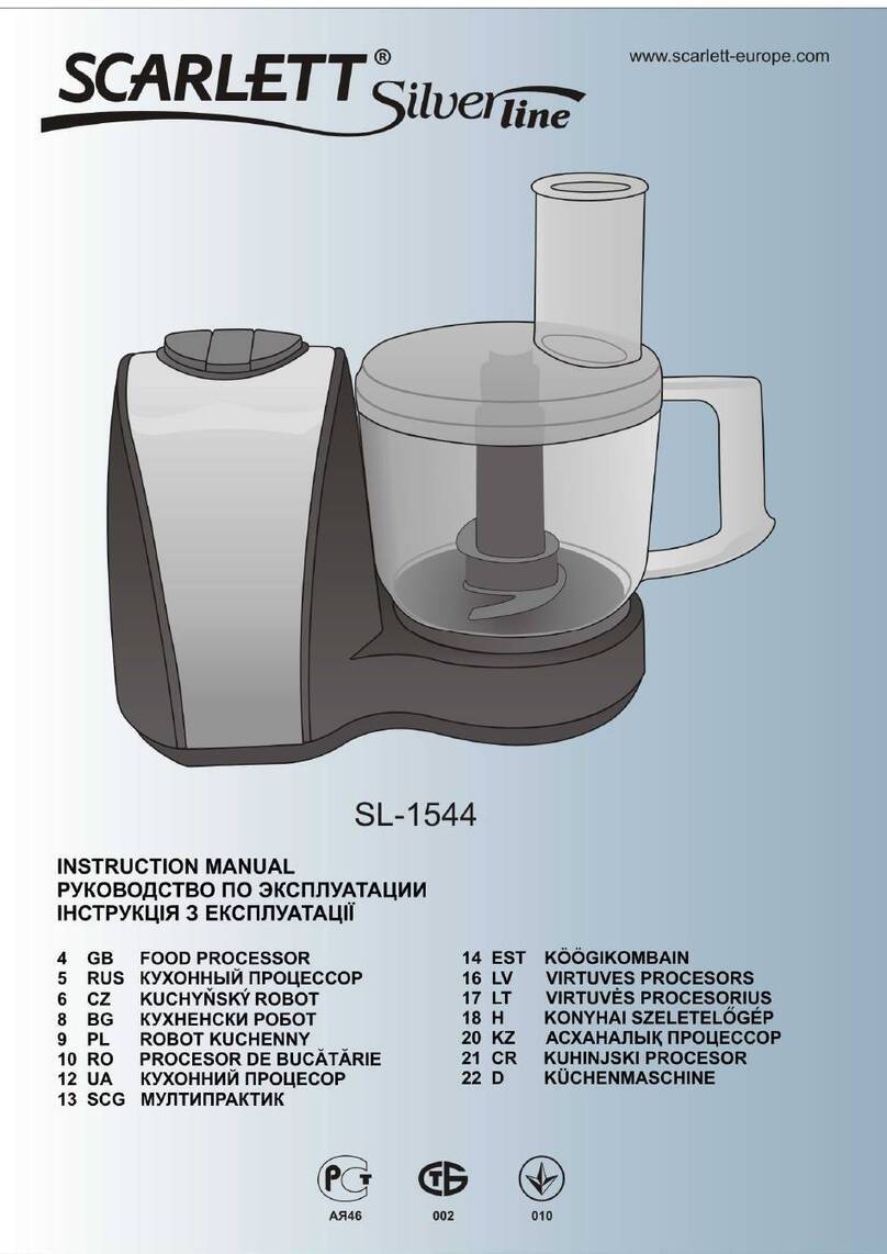 Scarlett Silver Line SL-1544 User manual